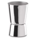 Copo Shot Dosador Duplo 50 E 25 Ml De Aço Inox Ideal Para Preparar Drinks Receitas Shot Coquetel Bar Bartender Alto Padrão Qualidade Forma Inox