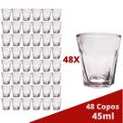 Copo Shot Dose 45mL Vidro Cachaça Tequila Vodka Bar 48 un