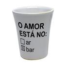 Copo shot dose 50ml de cerâmica para bebida jogo com 4 unidades