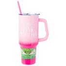 Copo Silver Buffalo Wicked Glinda Pink 1,2 L em aço inoxidável