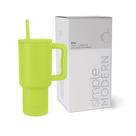 Copo Simple Modern Trek 900ml - Com Alça e Tampa de Palha (Verde) Copo Simple Modern Trek 900ml - Com Alça e Tampa de Palha (Verde)