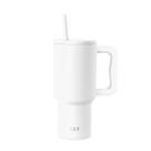 Copo Simple Modern Trek 900ml com Alça e Tampa de Palha
