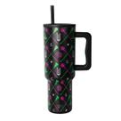 Copo Simple Modern Wicked 1,2L com Alça e Tampa de Palha