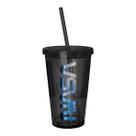 Copo Space plastico canudo parede dupla 500ml -Nasa
