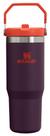 Copo Stanley IceFlow Flip Straw 900 ml de ameixa isolada
