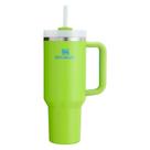 Copo stanley quencher verde bright lime em aço inox 887ml 08354-00