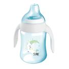Copo Star Bico Silicone Lolly Kinddy 250ml Azul