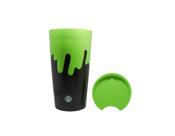 Copo Starbucks Oficial Cerâmica Halloween Slime Verde México
