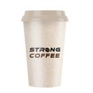 COPO STRONG COFFEE FIBRA DE BAMBU e PP. 400 ml 93 x 134 mm