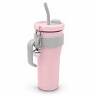 Copo Térmico 1100ml MS-982 com Canudo de Inox Com Alça Isolamento Térmico com Tampa 2 Funções