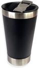 Copo Térmico 473 ML Com Tampa e Abridor de Garrafa em Inox Primeira Linha Preto - Red