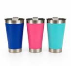 Copo Térmico 473 ml INOX Bebidas Quentes e Geladas