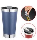 Copo Térmico 473ml Aço Inox Com Tampa e Abridor