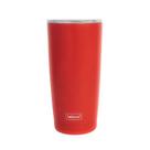 Copo Térmico 500ml Com Tampa Inox Vermelho Wellmix