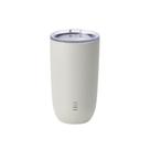 Copo Térmico 500ml - Fika - Tampa Plana - Cor Bege