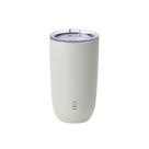 Copo Térmico 500ml - FIKA - Tampa Plana - Cor Bege