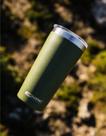 Copo Térmico 570ml Verde Inox Com Tampa Viagem - NTK
