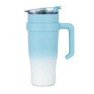 Copo Térmico Aço Inox 1250ml com Alça e Canudo Inox Copo Térmico Aço Inox 1250ml com Alça e Canudo Inox