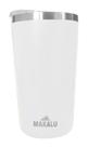 Copo Térmico Aço Inox 420ML Branco p/ Água Cerveja Café - Quente e Frio - Unica 1un Copo Térmico Aço Inox 420ML Branco p/ Água Cerveja Café - Quente e Frio - Unica 1un