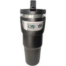 Copo Térmico Aço Inox com canudo. parede dupla a vácuo quente e frio 900ml