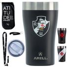 Copo Térmico Arell Tulip Pint Oficial do Vasco 473ml com KIT RJC Modelo:KIT Vasco 01