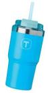 Copo Térmico Big T 630ml com canudo Azul Grécia Tupperware
