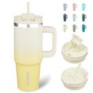 Copo Térmico BJPKPK 887 ml em Aço Inoxidável com Alça e Canudo