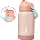 Copo Térmico Blush Parede Dupla Com Canudo 20845 - Buba