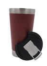 Copo Térmico Bordô com Tampa e Abridor de Garrafa 475ml