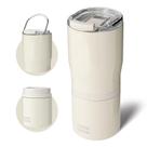 Copo Térmico BOTTLE BOTTLE 650ml 2 em 1 Isolado Creme