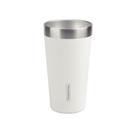 Copo Térmico Branco Em Aço Inox Tramontina Exata Sem Tampa 420ml