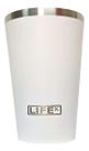 Copo Térmico Branco Para Cerveja Aço Inox Parede Dupla 473ml