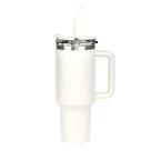 Copo Térmico C/ Tampa a Vácuo e Canudo Inox 40oz 1200ml
