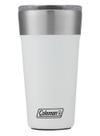 Copo Térmico c/ Tampa e Abridor 600m Coleman Inox 15h Branco