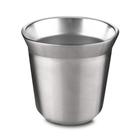 Copo Térmico Café Expresso 40ml Aço Inox Parede Dupla Prata