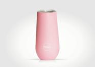 Copo Térmico Champ 150ml Rosa - Isolamento a Vácuo e Aço Inoxidável