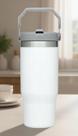 Copo Térmico Com Alça e Canudo 887ml Alta Performance