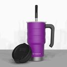 Copo Térmico com Canudo Moove Roxo 590mL Termolar