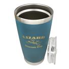 Copo Térmico Com Tampa 500ml Azul 05 Lizard