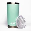 Copo Térmico com Tampa e Abridor 591ml Verde Água - Oba Térmic