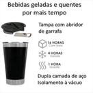 Copo Térmico com Tampa e Abridor