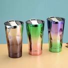 Copo Térmico de Aço Inox 550ml 3D Design Diamond com Tampa e abridor