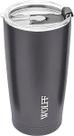 Copo Térmico de Aço Inox Parede Dupla com Tampa 600ml - Wolff