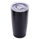Copo Térmico de Aço Inox Parede Dupla com Tampa Preto 600ml - Wolff