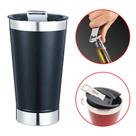 Copo Térmico De Cerveja Aço Inox 473ml Com Tampa Copo Térmico Cerveja AK5007PR