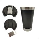 Copo Térmico Duplo Inox Cerveja Chopp 500m Tampa Abridor