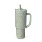 Copo Térmico Ello Oasis 887 ml em Aço Inoxidável com Tampa Antivazamento Copo Térmico Ello Oasis 887 ml em Aço Inoxidável com Tampa Antivazamento