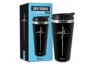 Copo termico emborrachado cafe black - Pdv