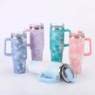 Copo Térmico Estilo Quencher Marmorizado 1200ml Cor:azul Copo Térmico Estilo Quencher Marmorizado 1200ml Cor:azul