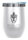 Copo Térmico Evolut Em Aço Inox Tipo Vinho Branco 340ml Original